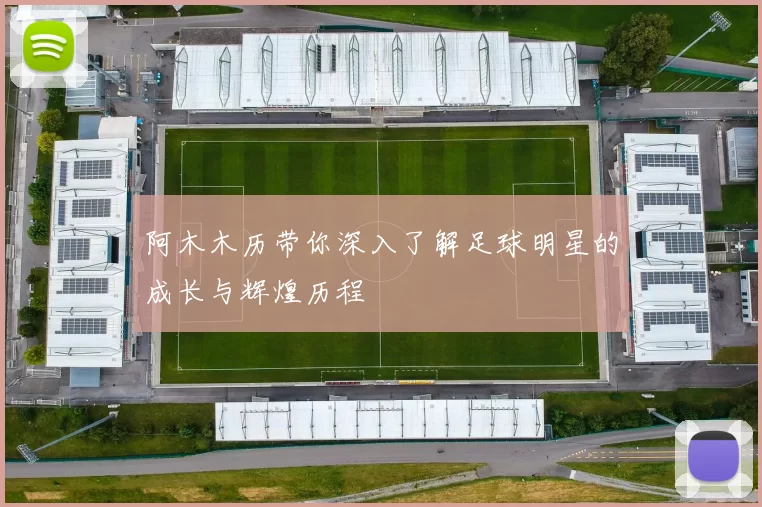 阿木木历带你深入了解足球明星的成长与辉煌历程